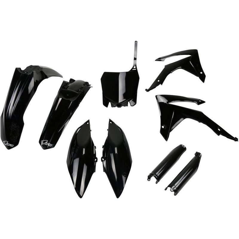 HOKIT116F@001 - UFO Full Plastics Kit - Honda CRF250R 2014-17, CRF450R 2013-16 - Black