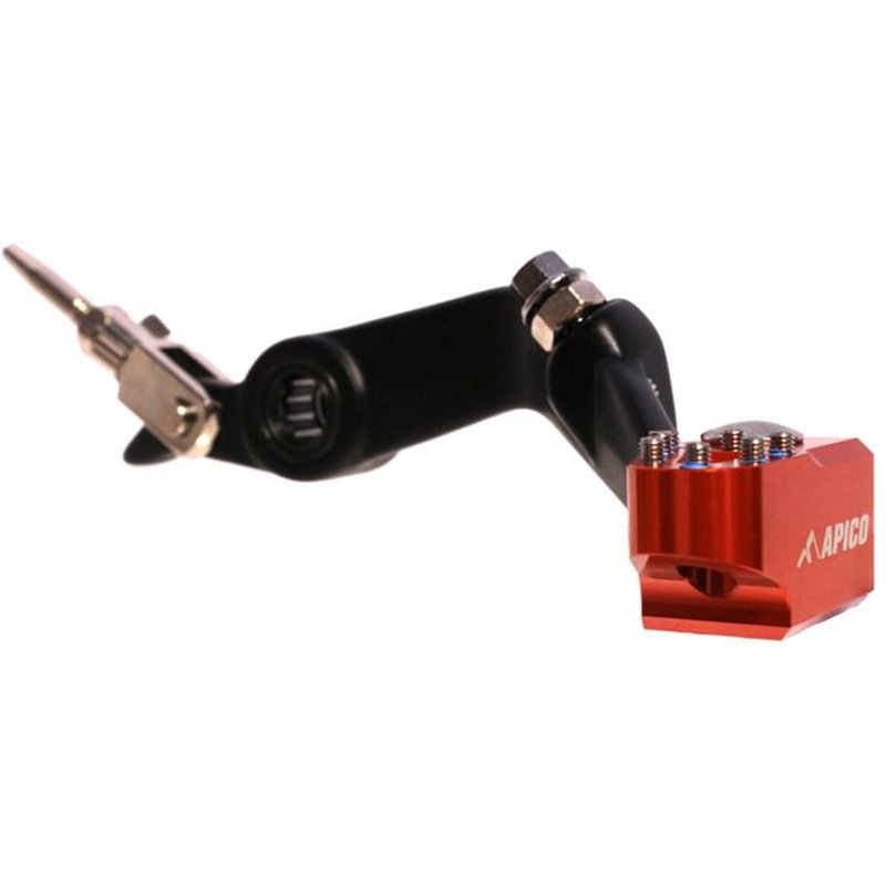 Apico Elite Brake Pedal - Montesa 4RT 250 2005-13, 4RT 260 2014-23 - Black/Orange