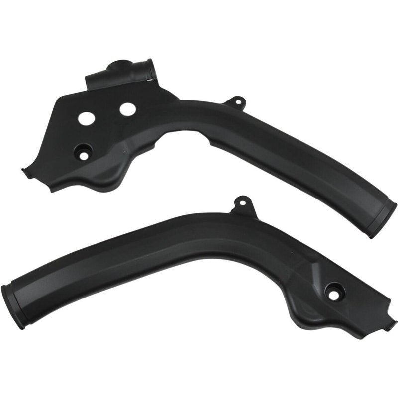KT04066#001 - UFO Frame Guards - KTM EXC 250/300 & EXC-F 250/350/500 2017-18, SX 125/150/250 2018 - Black