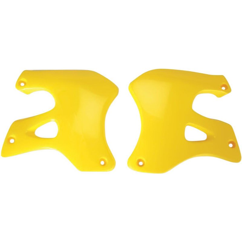 SU02958#101 - UFO Replacement Radiator Scoops For Suzuki RM 125 1996-1998 - RM Yellow