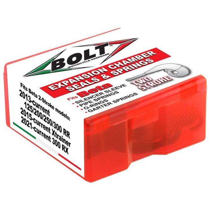 Bolt Hardware Exhaust Pipe Seal & Spring Kit - Beta 200/250/300 RR 2013-2025