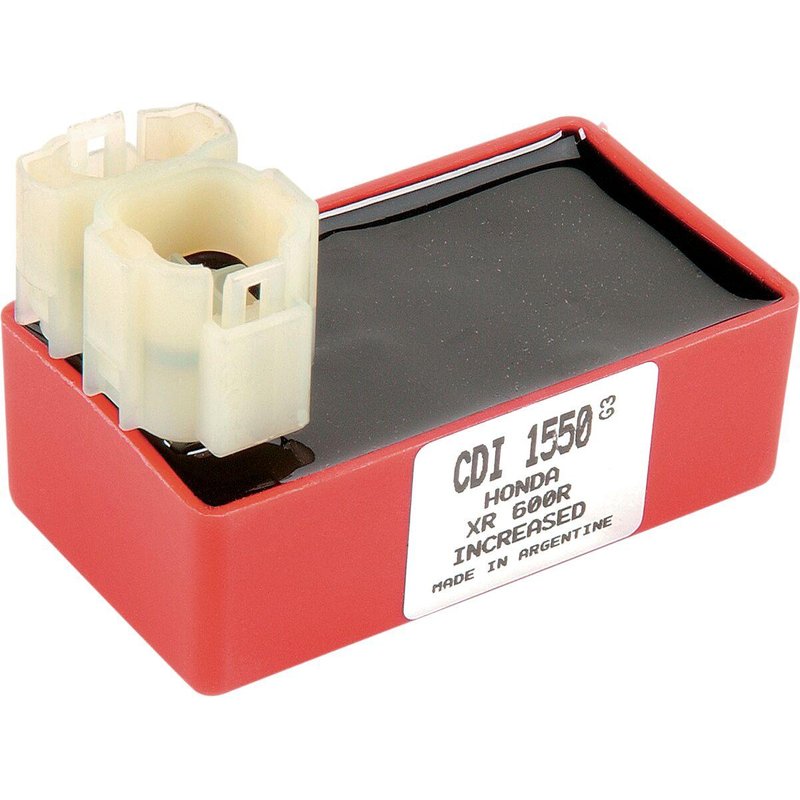 15-601 - Ricks Hot Shot Series CDI Box For Honda XL 600 R 1985-1987 - Black/Orange
