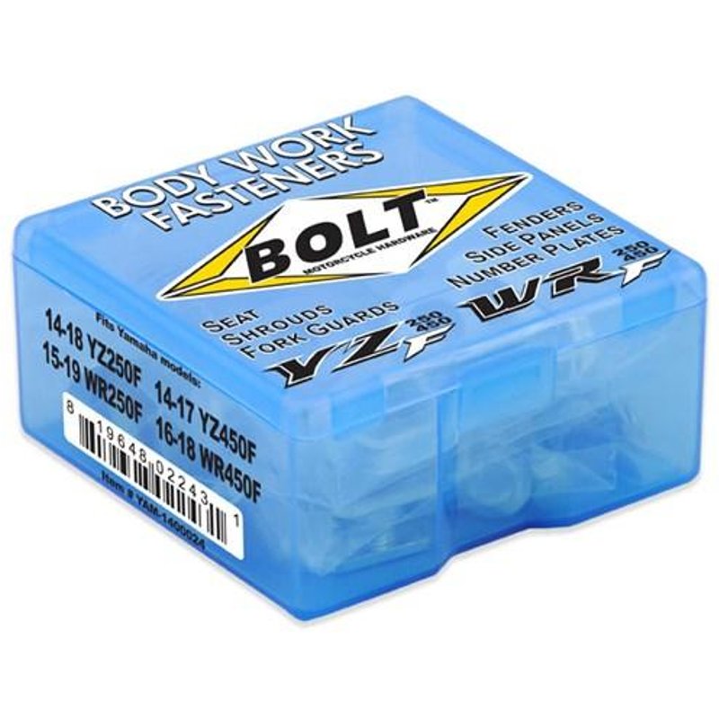 Bolt Hardware Full Plastic Kit Fastener Bolt Set - Yamaha YZF 250/450 2014-17