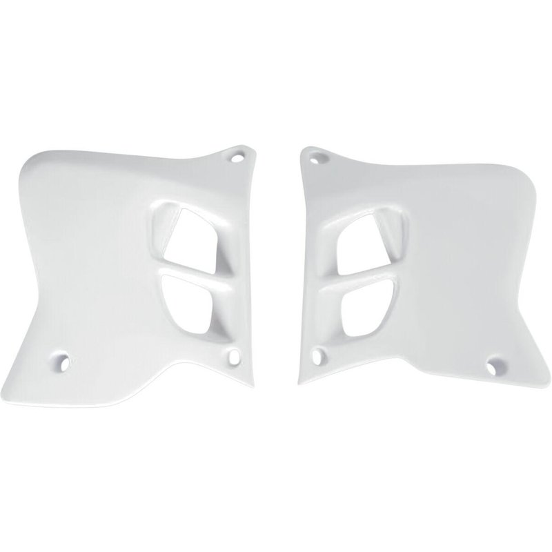 YA02856#046 - UFO Replacement Radiator Scoops For Yamaha YZ125 1993-1995 - White
