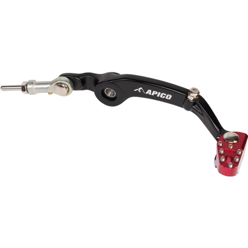 Apico Elite Trials Brake Pedal - Gas Gas Pro/Racing 2019-23 - Black/Red
