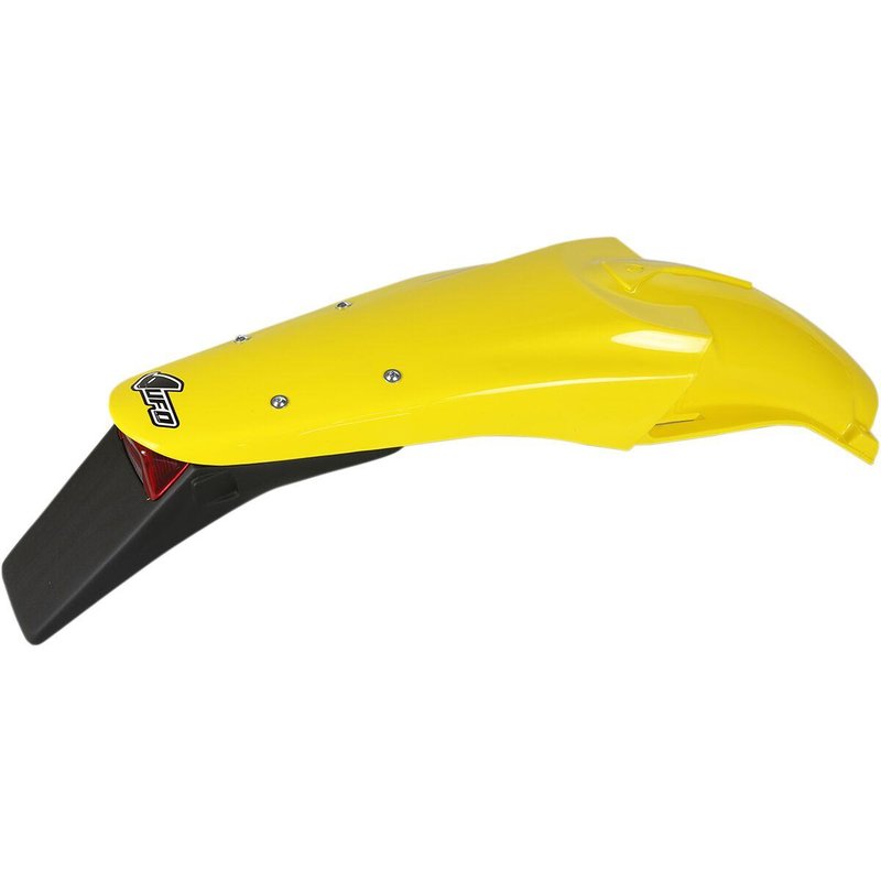 SU03984#101 - UFO Enduro Rear Fender With Tail Light - Suzuki DRZ400 2000-06 - Yellow