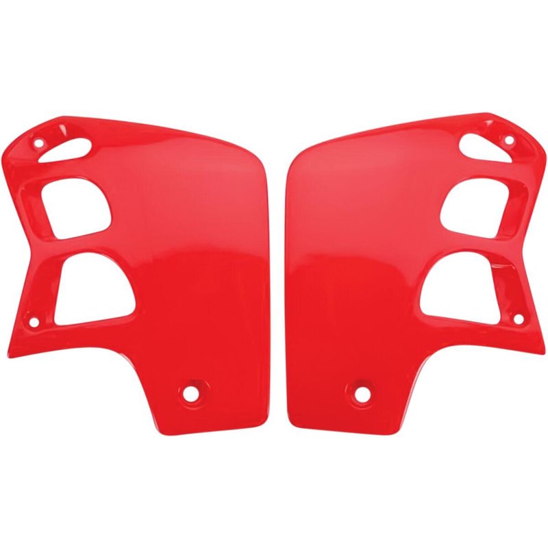 HO02620#070 - UFO Replacement Radiator Scoops For Honda CR500 1989-2001 - CR Red/Red