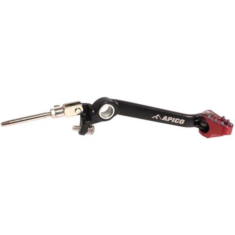 Apico Elite Trials Brake Pedal - Beta Rev 80 2003-08, Evo 80 2009-23 - Black/ Red