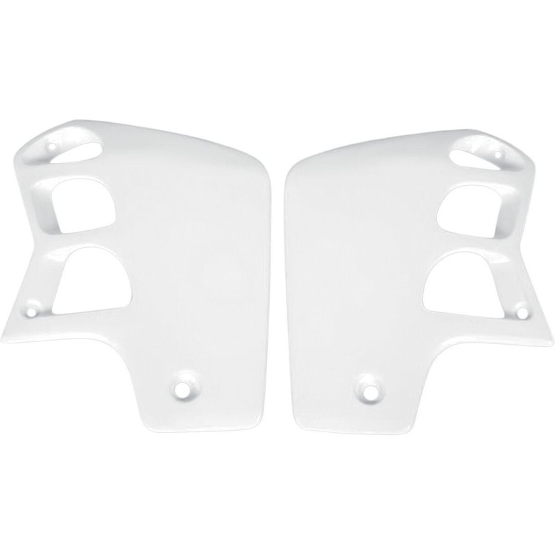 HO02620#041 - UFO Replacement Radiator Scoops For Honda CR500 1989-2001 - White