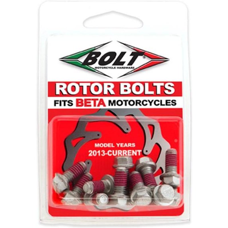 Bolt Hardware Disc Bolt Set (Front & Rear) Beta RR 125-300 2013-2025, RR 350-500 2013-2025