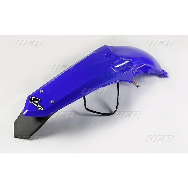 YA04845#089 - UFO Enduro Rear Fender With Tail Light - Yamaha YZ 125/250 2015-19 - Blue
