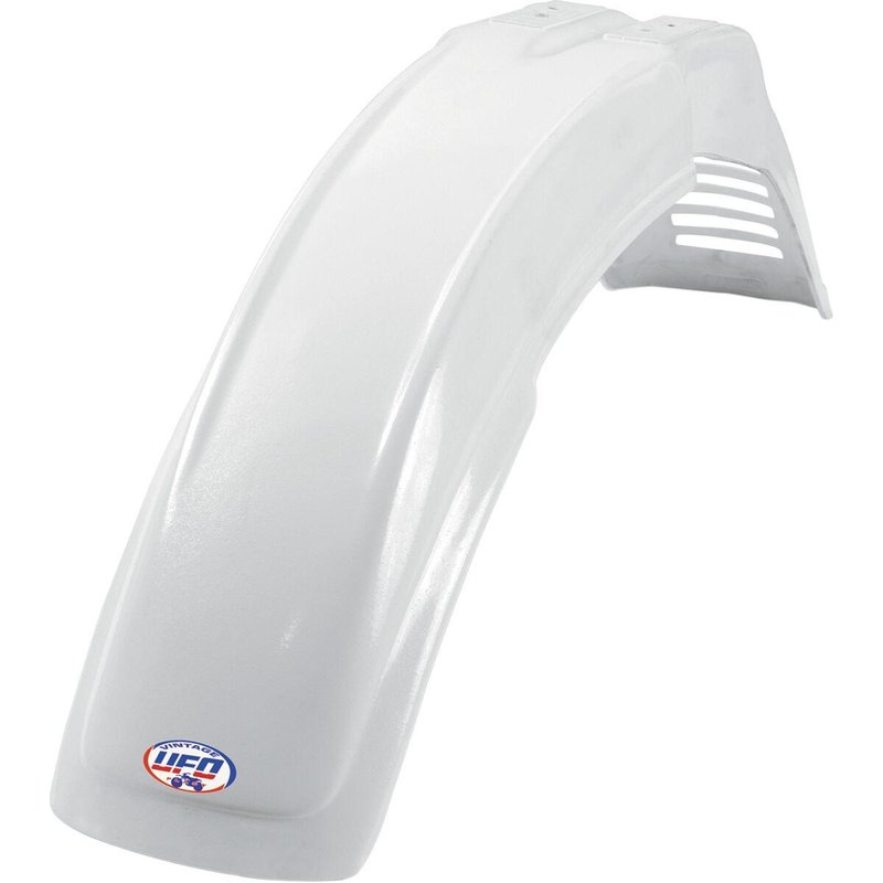 ME08008#W - UFO Vintage Front Fender - Maico 250-490cc 1978-83, Gilera 1981-84 - White