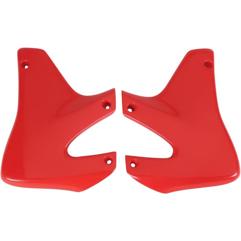 HO03676#069 - UFO Replacement Radiator Scoops For Honda XR650R 2000-2007 - Red/XR Red