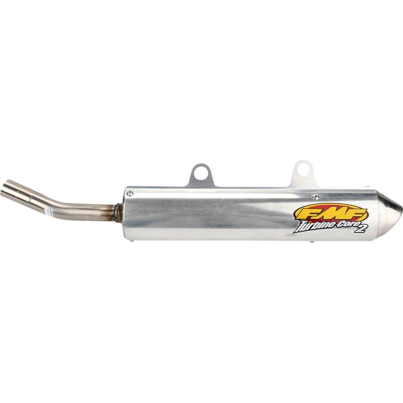 025096 - FMF Turbinecore 2 Spark Arrestor Silencer For Gas Gas EC 250 2007-2011 - Silver