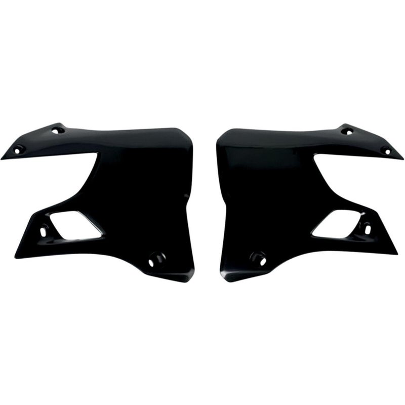 YA02898#001 - UFO Replacement Radiator Scoops For Yamaha YZ125 1996-2001 - Black