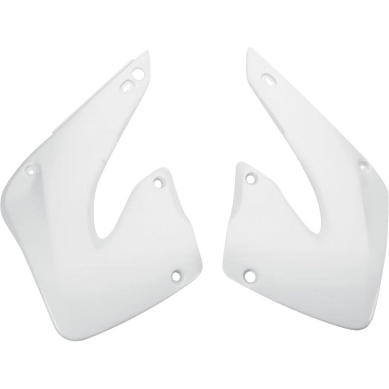 HO03664#041 - UFO Radiator Scoops - Honda CR 125/250 2000-01 - White