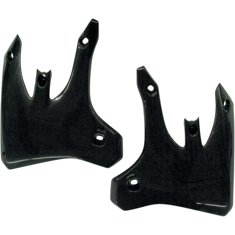 YA03861#001 - UFO Radiator Scoops - Yamaha YZ450 2003-05, WRF 250/450 2005-06 - Black