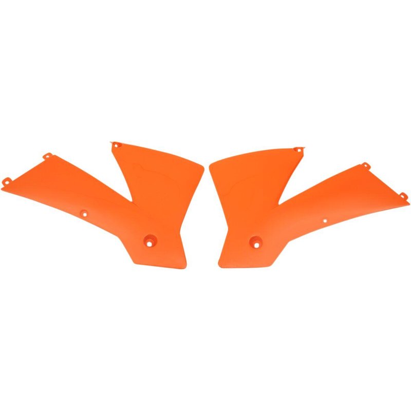 KT03065#127 - UFO Replacement Radiator Scoops For KTM EXC125 2003-2004 - KTM Orange