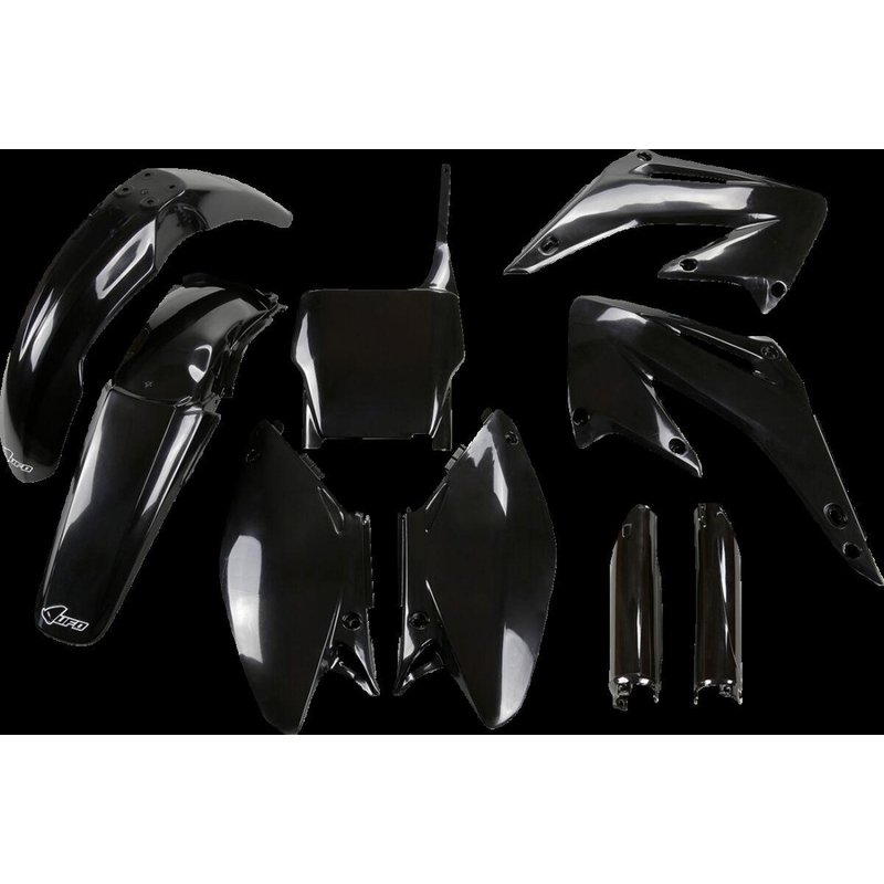 HOKIT103F@001 - UFO Replacement Plastics Kit For Honda CR250 2005-2007 - Black