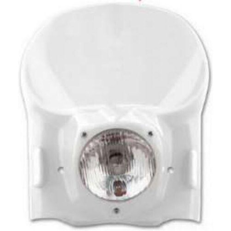 ME08040#W - UFO Vintage Universal Headlight (78-88) White