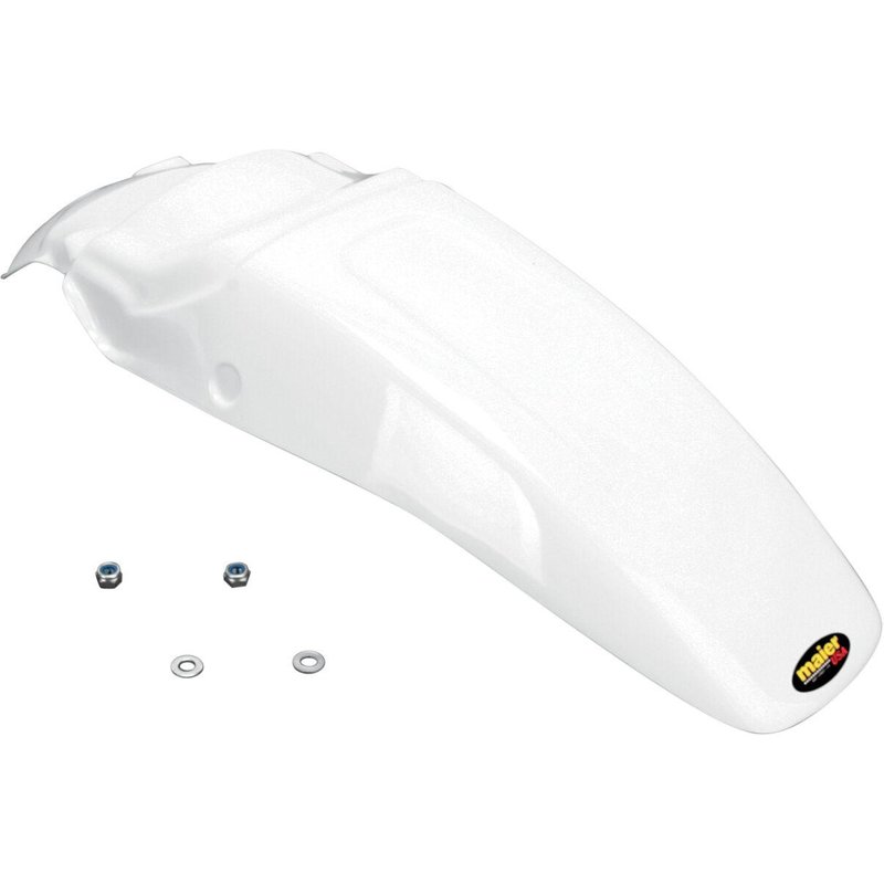170031 - M17003W - Maier MX Style Rear Fender - Suzuki DR250 1990-93, DR350 1990-99 - White