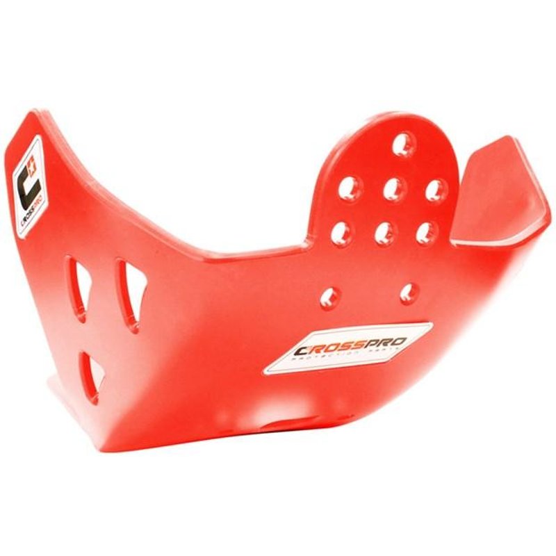 CrossPro DTC Enduro Skid Plate - Beta RR 250/300 2018-19 - Red