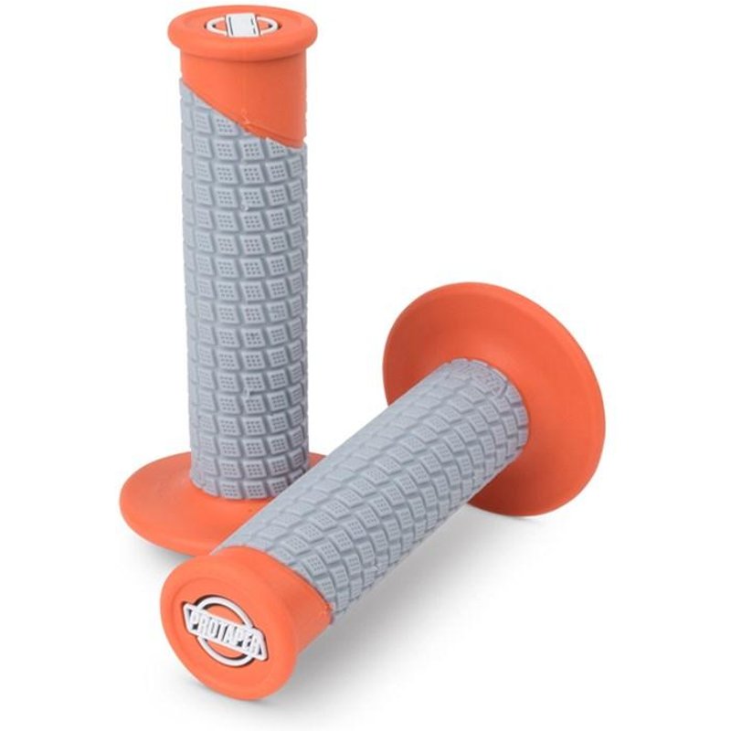Pro Taper Lock On Pillow Top Grips - Orange/ Grey