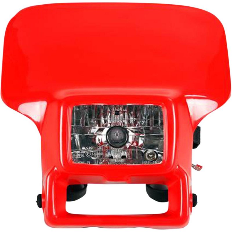 HO03615#069 - UFO Halogen Headlight - Honda XR 250/450R 1996-2004 - Red