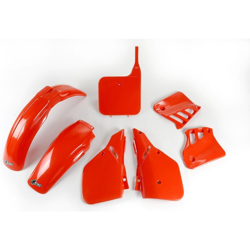 HOKIT099@999 - UFO Replacement Body Plastic Kit For Honda CR125 1987-1988 - Red