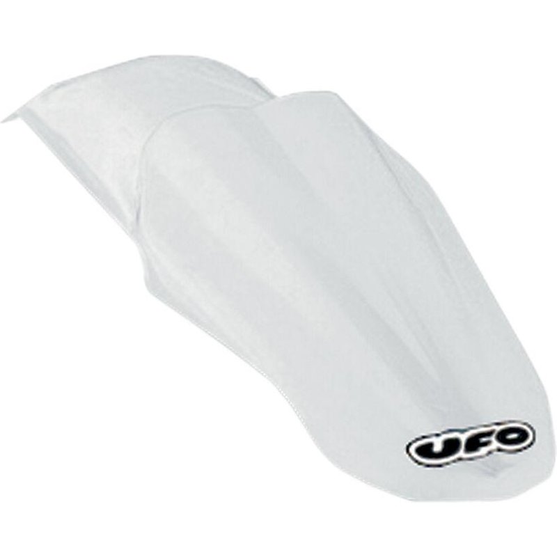 HU03342#041 - UFO Rear Fender Without Extensions - Husqvarna TC449 2011-12, TE 449/511 2011-13 - White