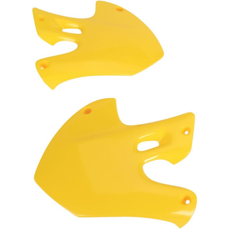 SU03903#101 - UFO Replacement Radiator Scoops For Suzuki RM 125 1999-2000 - RM Yellow