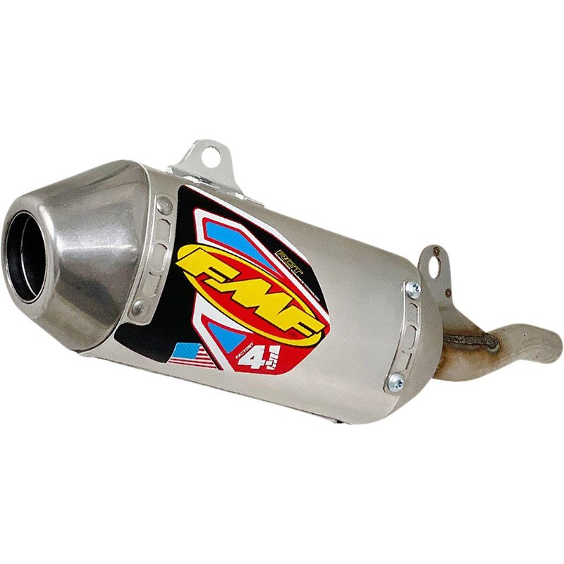 041592 - 18212018 - FMF Factory 4.1 Slip-On Silencer - Honda CRF110F 2019-22