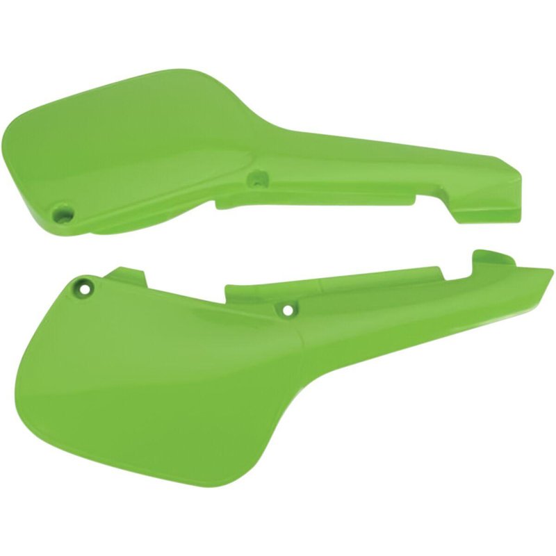 KA02785#026 - UFO Side Panels For Kawasaki KX 60 A 1984-1985 - KX Green