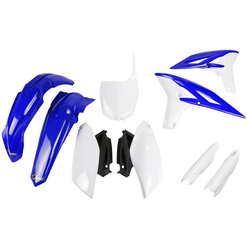 YAKIT310F@999 - UFO Replacement Plastics Kit For Yamaha YZF250 2011-2013 - Black/Blue/OEM/White