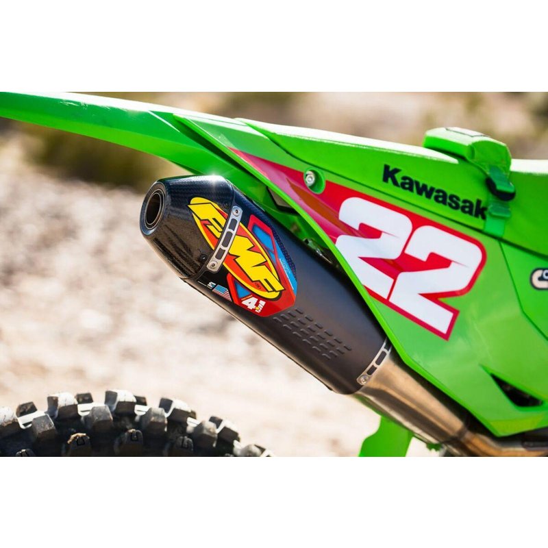 042394 - 042394 - FMF Factory 4.1 RCT Slip-On Exhaust Silencer - Kawasaki KXF250 2021-22
