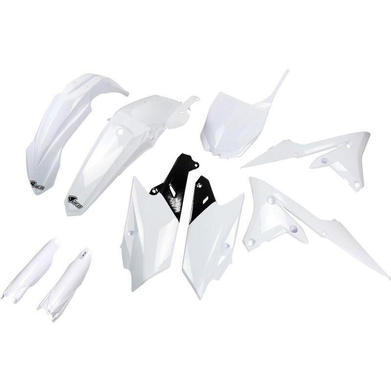 YAKIT318F@046 - UFO Replacement Plastics Kit For Yamaha YZF250 2014-2018 - Black/White