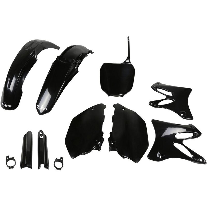 YAKIT301F@001 - UFO Replacement Plastics Kit For Yamaha YZ125 2002-2005 - Black