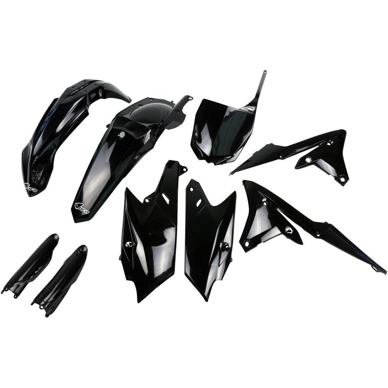YAKIT318F@001 - UFO Replacement Plastics Kit For Yamaha YZF250 2014-2018 - Black