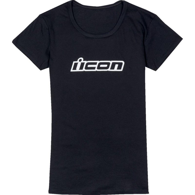 3031-4175 - Icon Womens Adult Womens Clasicon T-Shirt XX-Large - Black