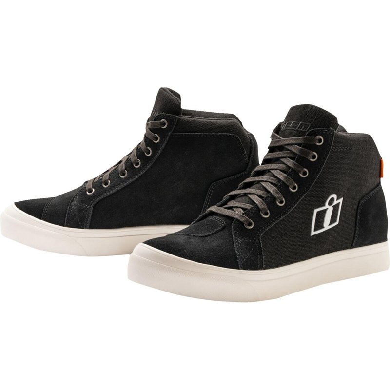 3401-1029 - Icon Carga CE Boots Adult 13 - Black/White