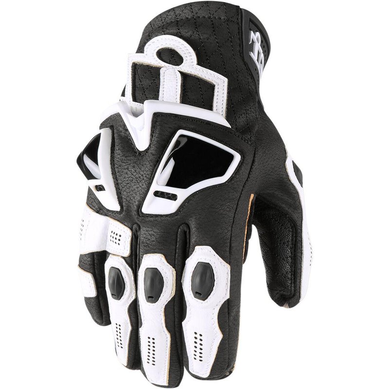 3301-3555 - Icon Hypersport Short Gloves XX-Large - Black/Brown/White