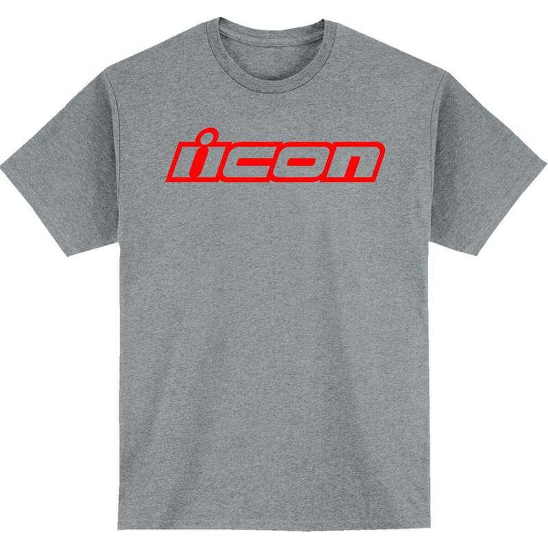 3030-23283 - Icon Mens Adult Clasicon T-Shirt Small - Heather Grey