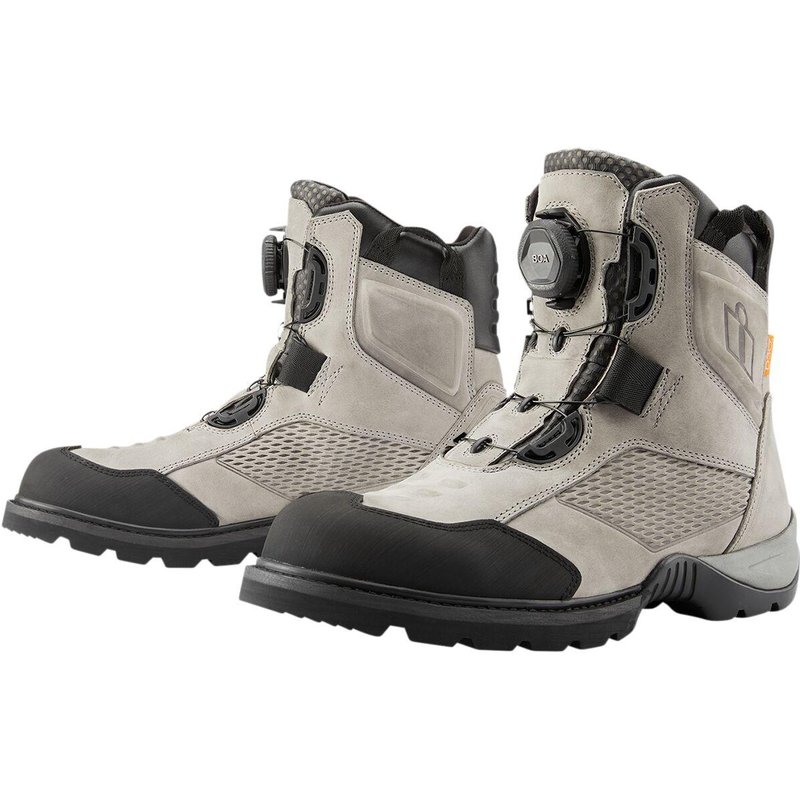 3403-1174 - Icon Stormhawk Boots Adult 7 - Grey