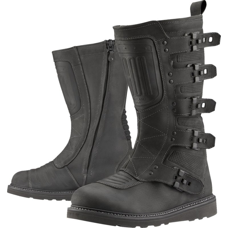 3403-1208 - Icon Elsinore 2 Boots Adult 6 - Black