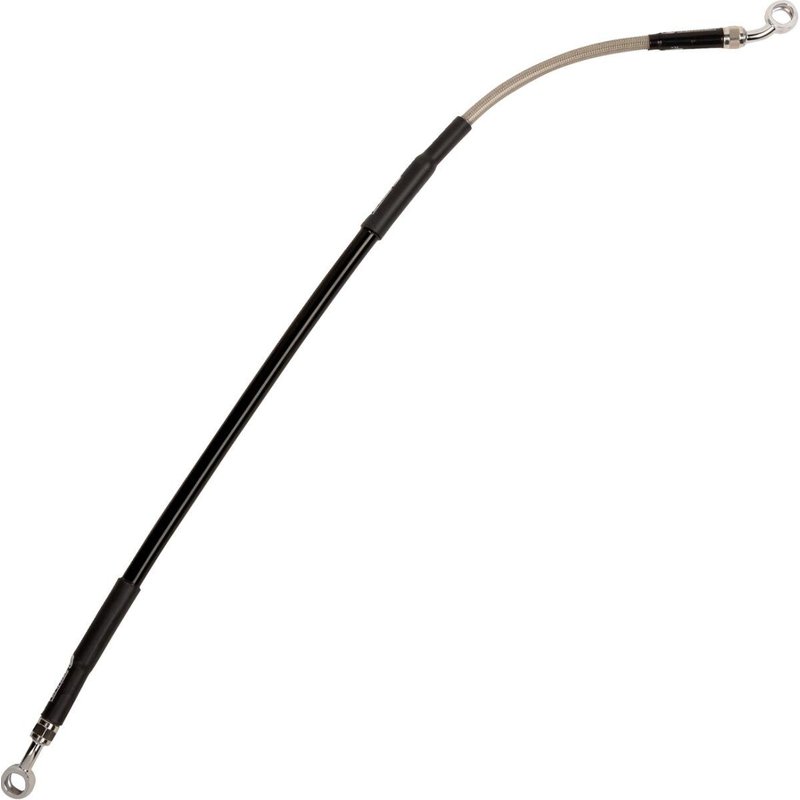 Y01-2-044/P - Moose Racing Stainless Steel Braided Brake Hose For Yamaha YZ85 SW 2002-2018 Rear