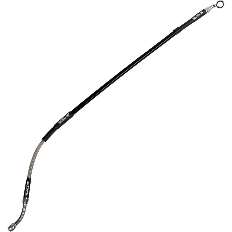 B05-2-004/P - Moose Racing Stainless Steel Braided Brake Hose For Beta RR 125 2018-2024 Rear