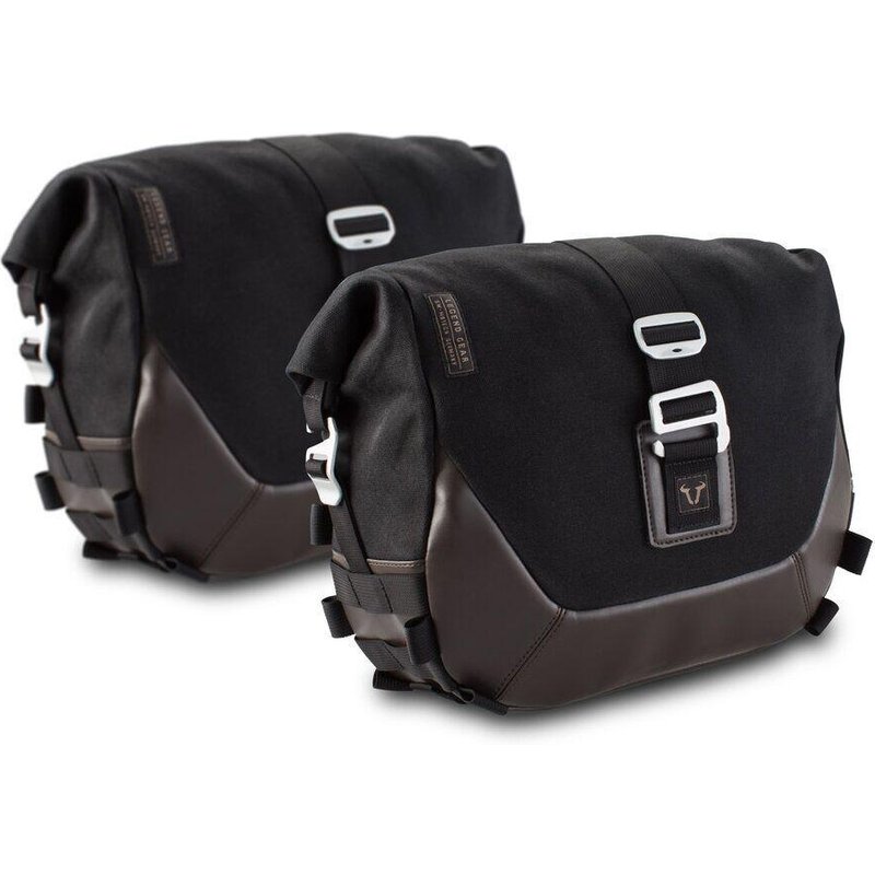 BC.HTA.07.968.20000 - SW Motech Legend Side Pannier Bag LC Set For BMW R 12 Nine T 2024-2025 - Black/Brown