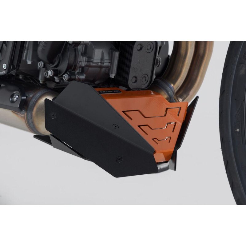 MSS.04.994.10000 - SW Motech Front Spoiler For KTM Duke 990 2024 - Black/Orange