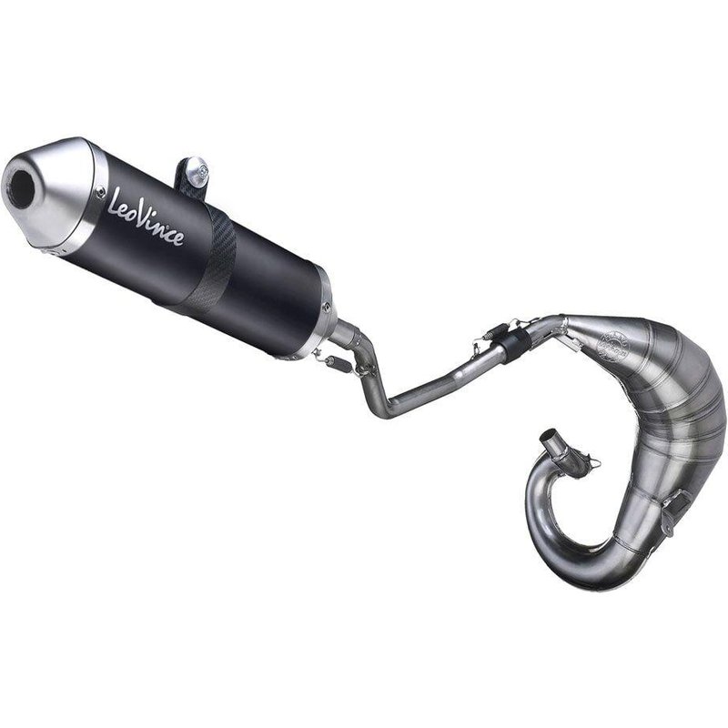 3281B - LeoVince X-Fight Black Edition Full Exhaust System For Rieju MRT 50 Cross 2009-2012