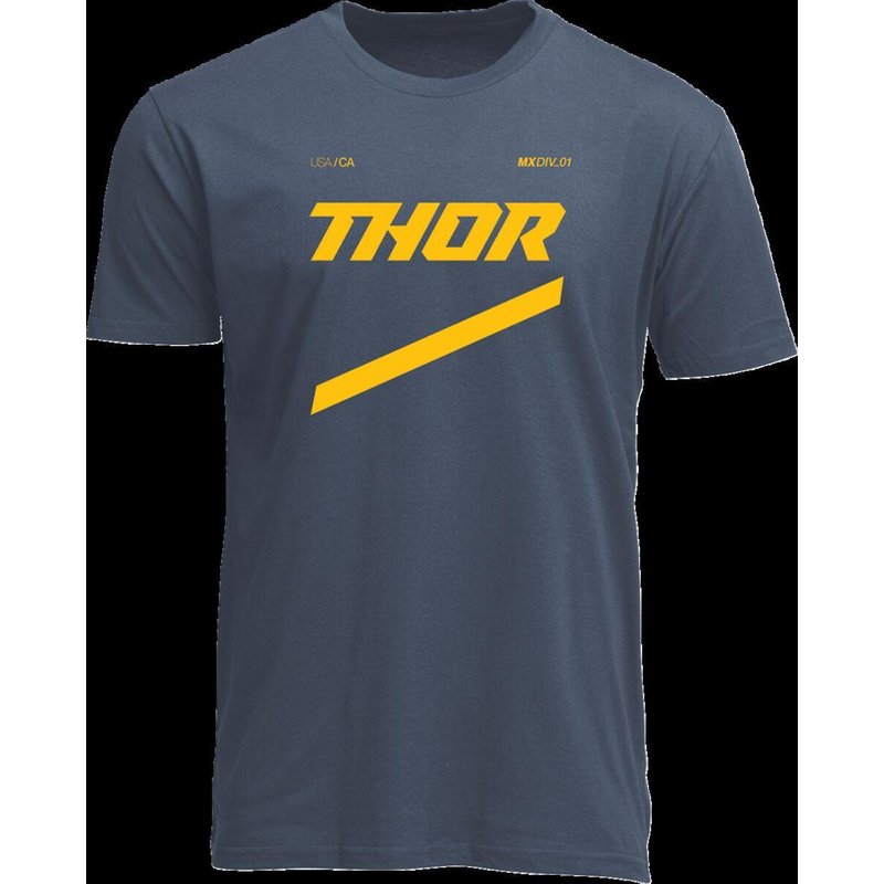 3030-24593 - Thor Mens Adult Brave T-Shirt XX-Large - Navy/Yellow